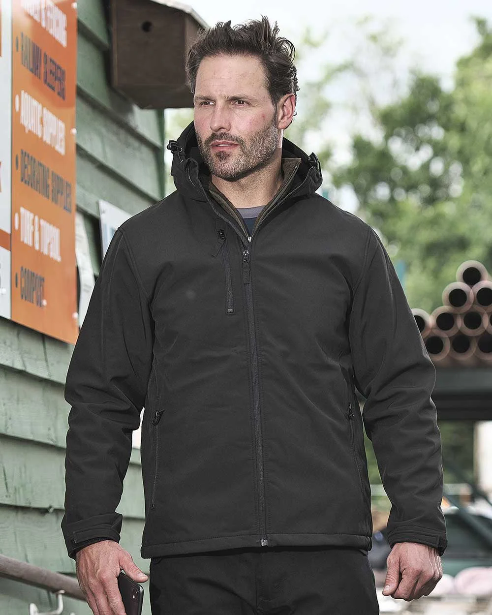 fort-holkham-hooded-softshell-jacket-black